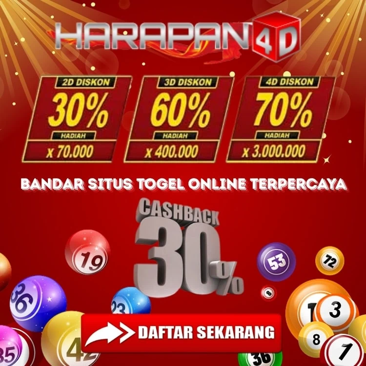 Harapan4D: Bandar Situs Togel Online Terpercaya